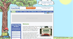Desktop Screenshot of fairfieldchildcare.com